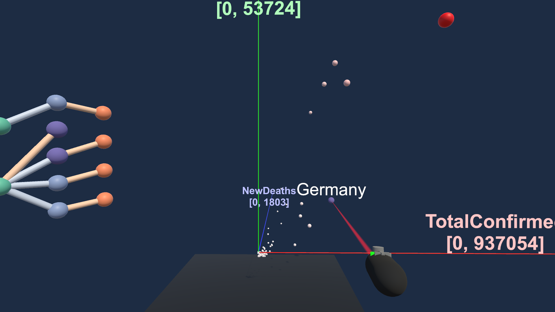 Selecting a Spatialized Data Point
