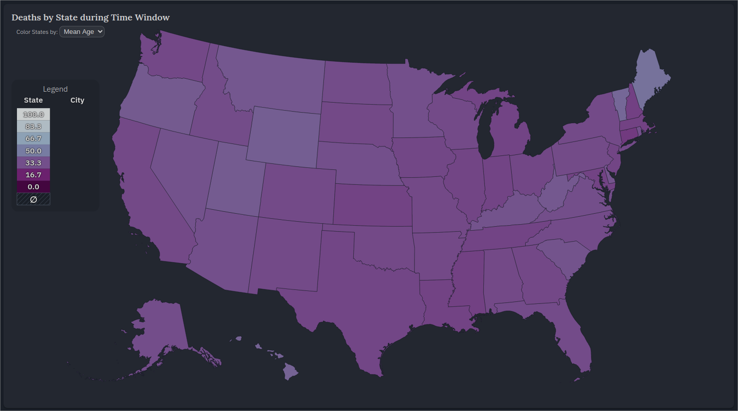 Mean Age Map